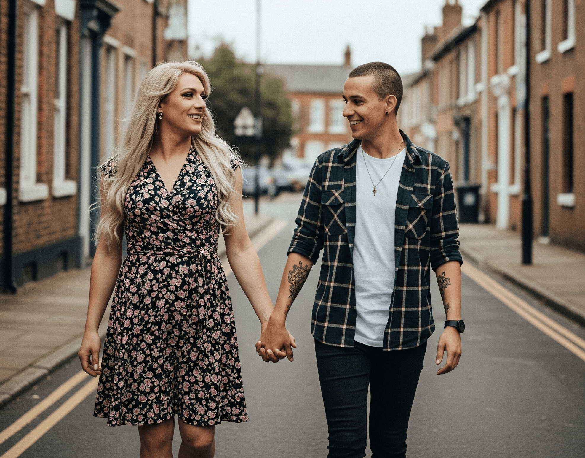 Happy trans couple